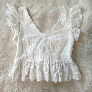 White Fancy Top